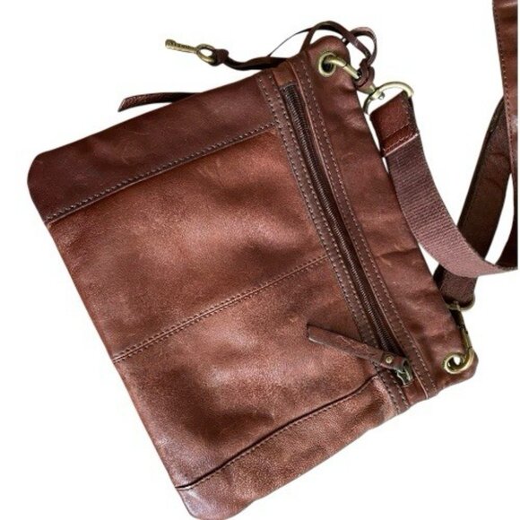 Fossil Sasha leather crossbody bag Tan Leather - Picture 4 of 4